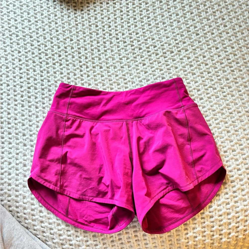 Pink Lululemon shorts
